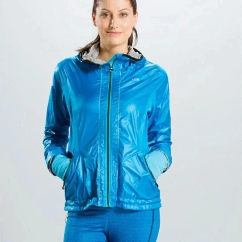 Lole Cheer Windbreaker Jacket In Electric Blue Color